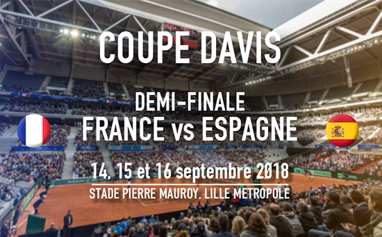 La demi-finale de Coupe Davis 2018 au Stade