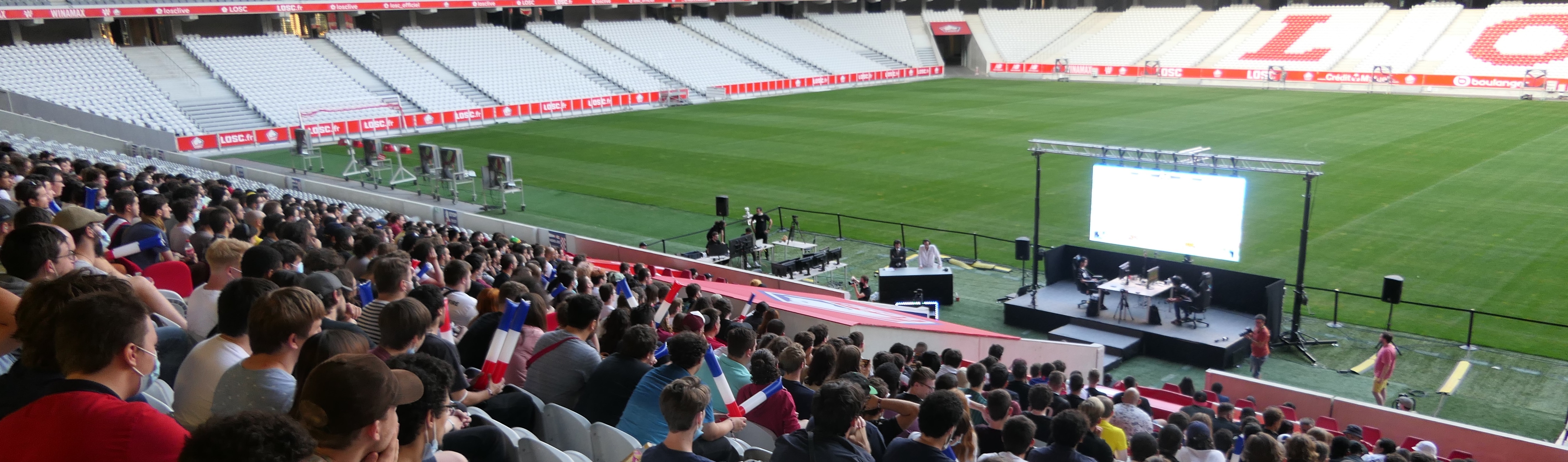 LE STADE PIERRE-MAUROY, TEMPLE DE L'ESPORT PENDANT DEUX JOURS