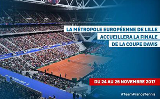 Une nouvelle finale de Coupe Davis au Stade Pierre Mauroy !