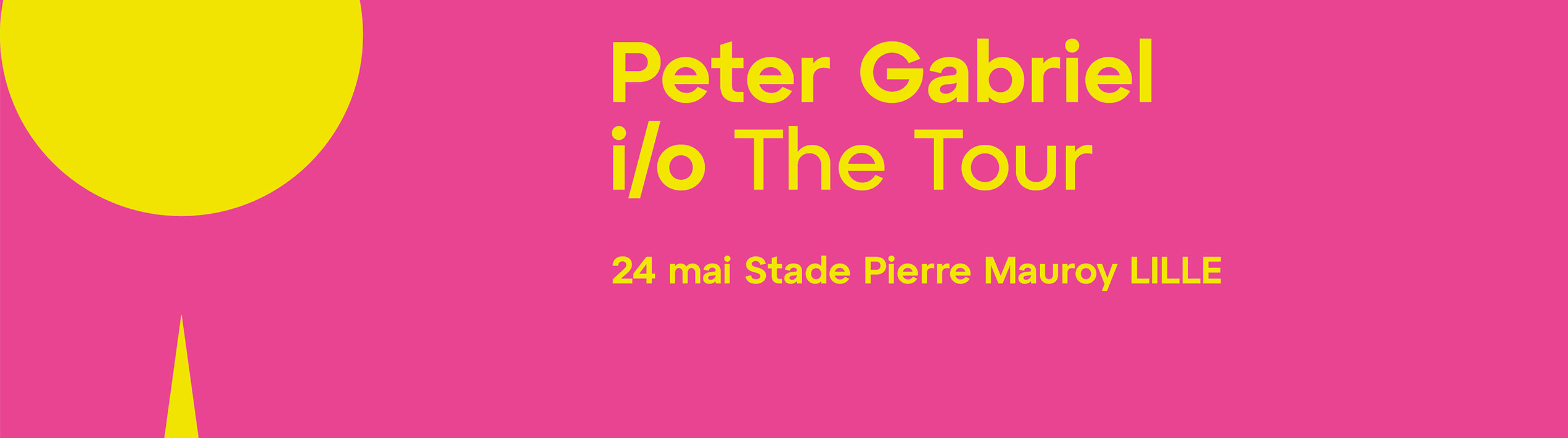 Peter Gabriel - Préparez votre venue !