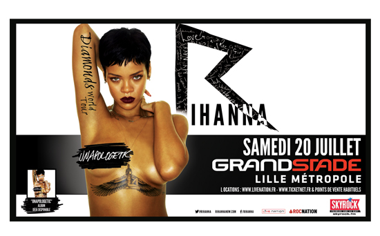 Rihanna – Premier concert dans l'Arena