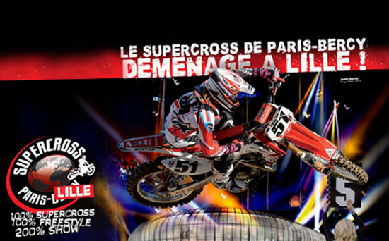 Le Supercross Paris-Lille arrive au Stade Pierre-Mauroy !