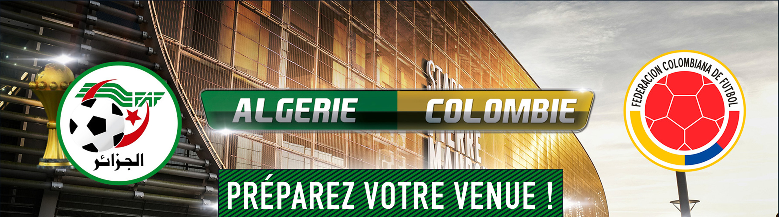 Algérie - Colombie - Préparez votre venue !