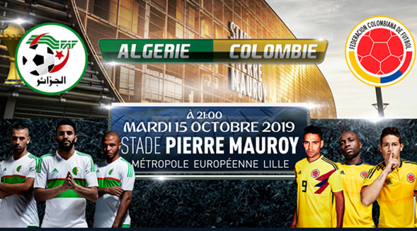 L'Algérie et la Colombie s'affronteront au Stade !