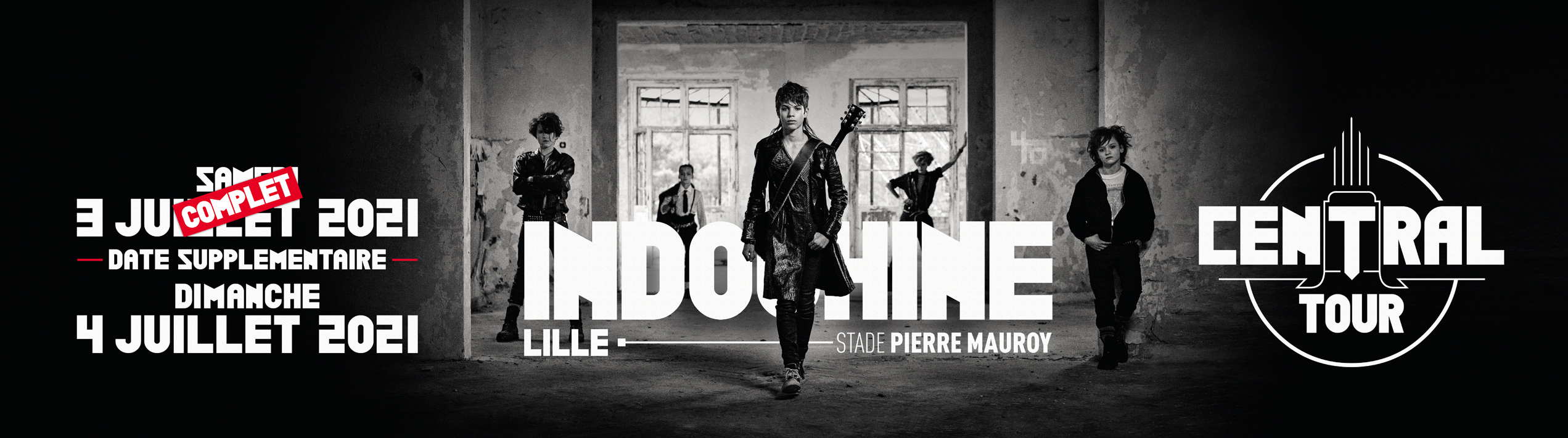 Indochine annonce une nouvelle et ultime date au Stade Pierre Mauroy !